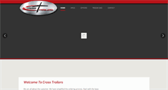 Desktop Screenshot of cross-trailers.com